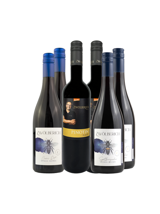 Probierpaket Rotwein, trocken & feinherb zum Vorzugspreis